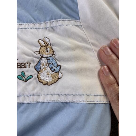 Vintage Quiltex Peter Rabbit Baby Hooded Jacket Sz 24mo Full Zip Beatrix Potter - Picture 4 of 11